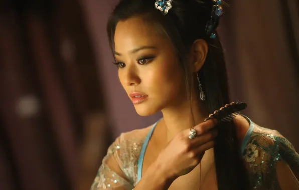 Picture dress, beauty, silk, ring, face, brunette, eye, jamie chung