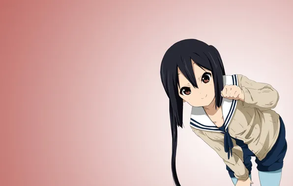 Anime, k-on, smile., azusa nakano