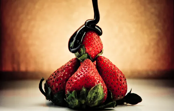Picture chocolate, strawberry, Strawberry, chic
