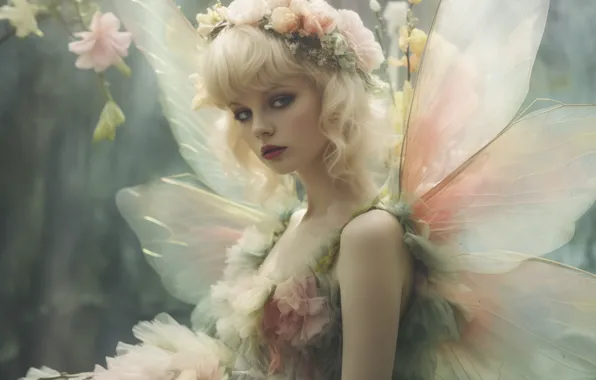 Picture fantasy, fairy, portrait, aesthetic, mythical