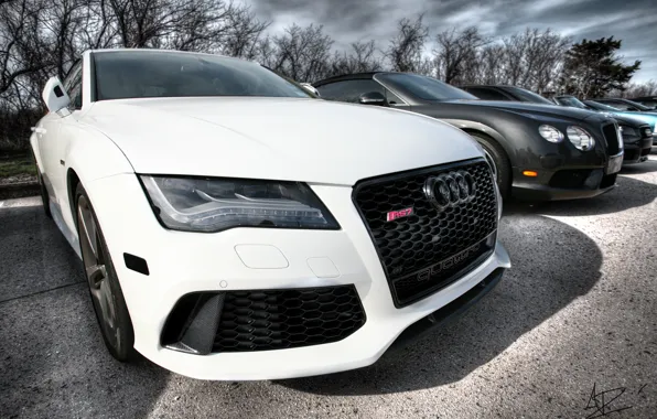 Picture audi, white, RS7