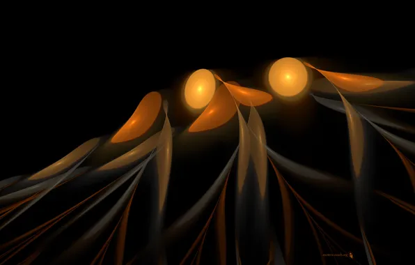 Orange, lanterns, kyoto