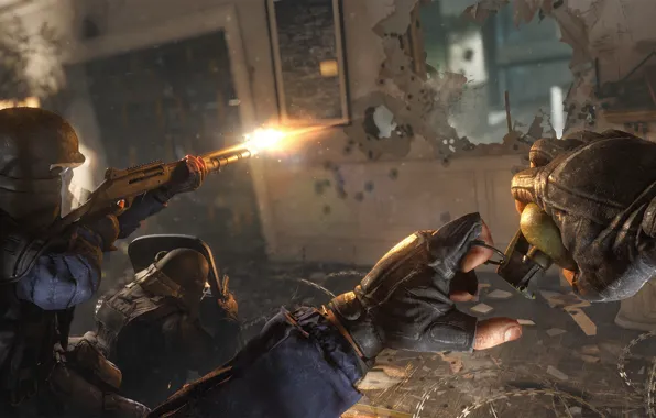 Pomegranate, battle, shots, special forces, Rainbow six: Siege