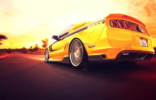 Tuning, Ford, in motion, ford mustang Boss 302
