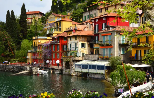 Picture home, Italy, Italy, architecture., cities, Lombardy, Varenna