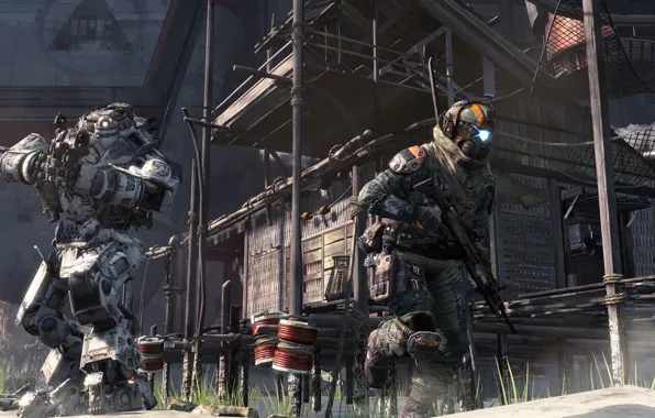 Robot, Pilot, Soldier, Titan, TitanFall, Lagoon