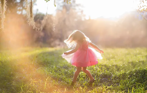 Joy, mood, dress, girl