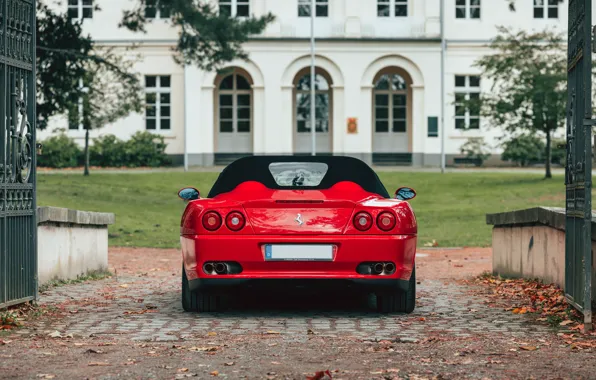 Picture Ferrari, rear, 550, Ferrari 550 Barchetta Pininfarina