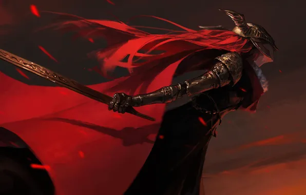 Red, game art, Elden Ring, Malenia Blade of Miquella