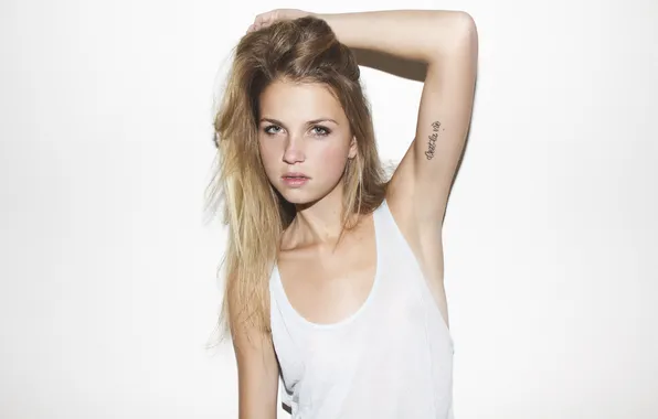 Girl, model, Mike, tattoo, brown hair