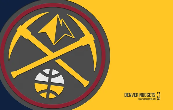 Logo, NBA, Nuggets, Basketball, Denver, Denver Nuggets