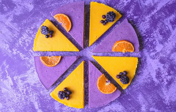 Berries, orange, food, blueberries, fruit, cake, cakes, BlackBerry