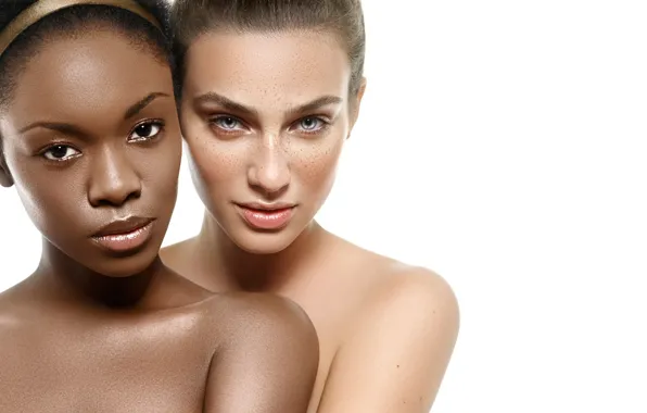 Picture freckles, model, black, Brazilian beauties