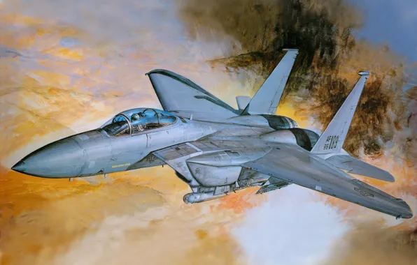 Aviation, fighter, the plane, F-15, f-15, Strike Eagle