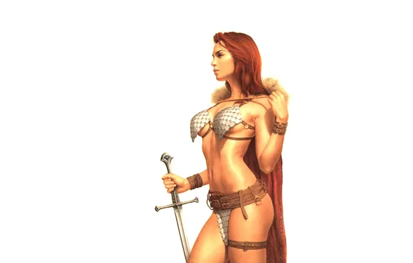 Sword, Cloak, Red Sonja, Red Sonja, Sword