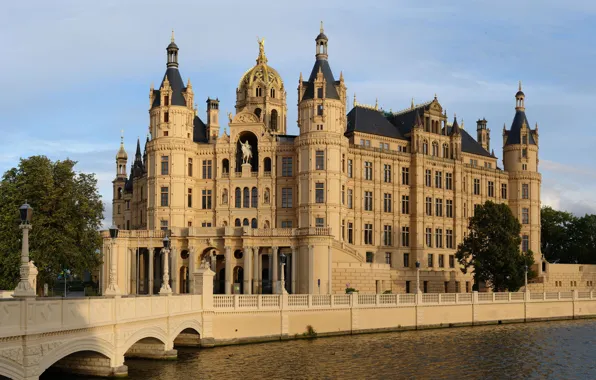 Picture castle, Germany, Schwerin