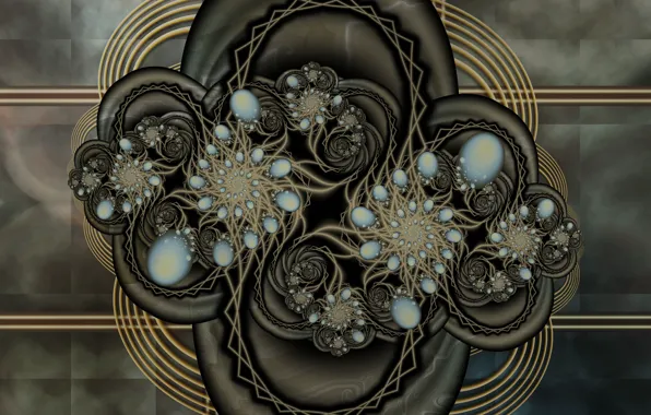 Abstraction, pattern, fractals, fractal, ornament, abstract background
