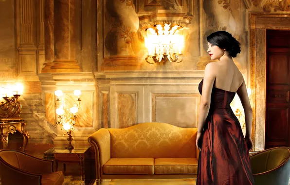 Girl, style, interior