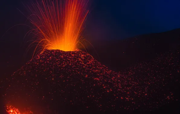 Italy, etna, volcano, eruption