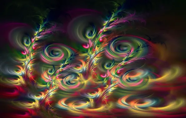 Picture pattern, paint, fractal