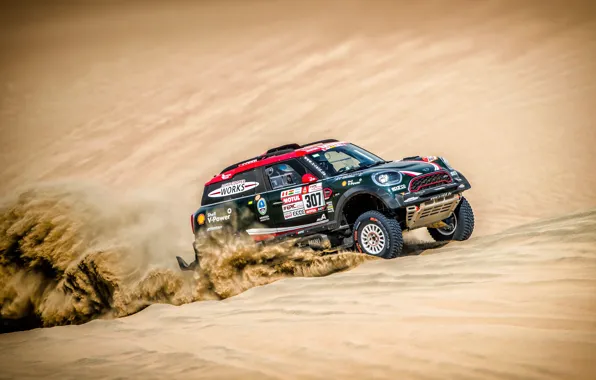 Sand, Mini, Dust, Sport, Desert, Speed, Race, 307