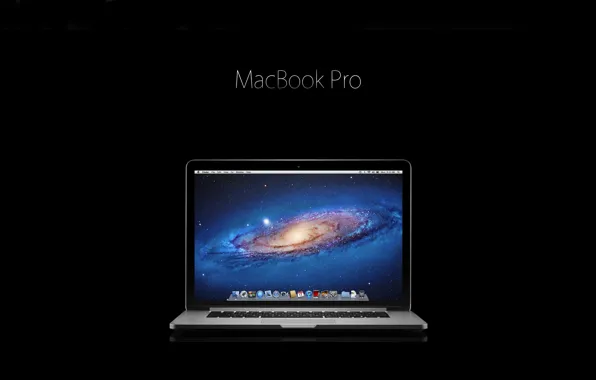 Picture galaxy, black background, 2011, beautiful, powerful, 13-inch, Macbook Pro