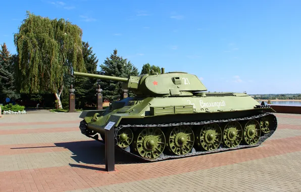 Picture Tank, T-34-76, Volgograd, Volgograd, Museum-panorama of the Battle of Stalingrad