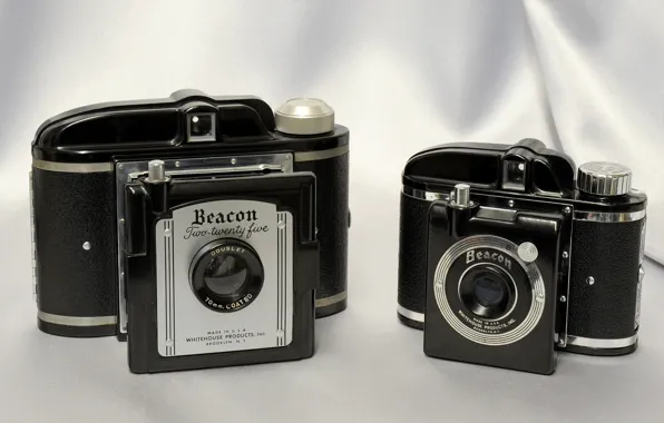 Picture cameras, case, lenses, diaphragm, the retro style, Beacon Lentille, Beacon 225