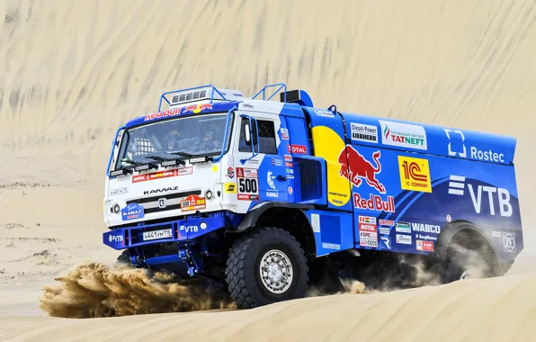 Sand, Truck, Race, Master, Russia, 500, Kamaz, Rally
