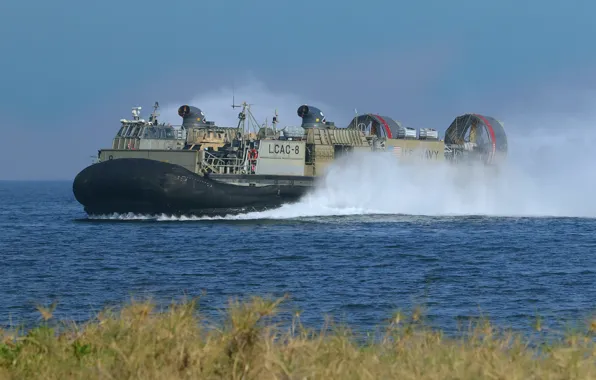 Navy, landing craft air cushion, LCAC-8