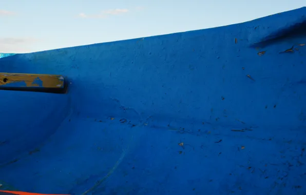 Summer, the sky, fatigue, boat, paint, the smell