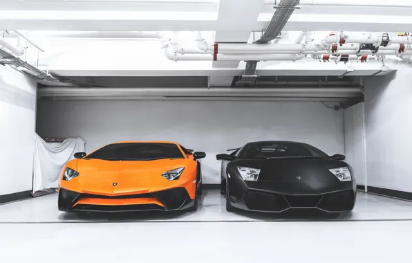 Orange, Murcielago, LP700-4, Aventador, LP670-4 Superveloce, Matte Black