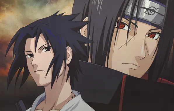 itachi and sasuke sharingan
