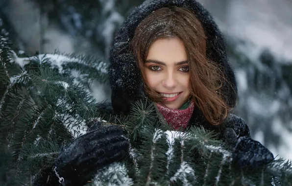 Picture woman, young, eyes, beautiful, model, portrait