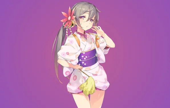 Kawaii, game, weapon, anime, pretty, kimono, bishojo, moe