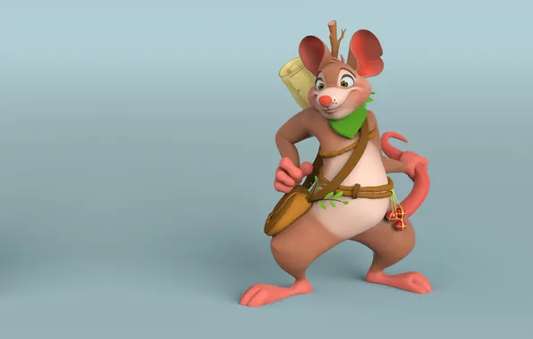 Figures, rat, Robin, art. fantasy, Mansoor Mohammed