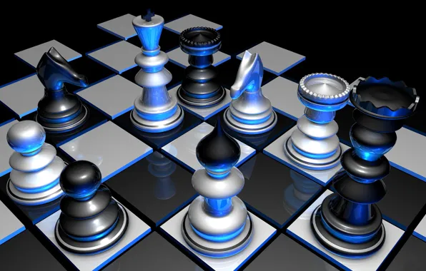 Picture the game, color, chess, the volume, figure