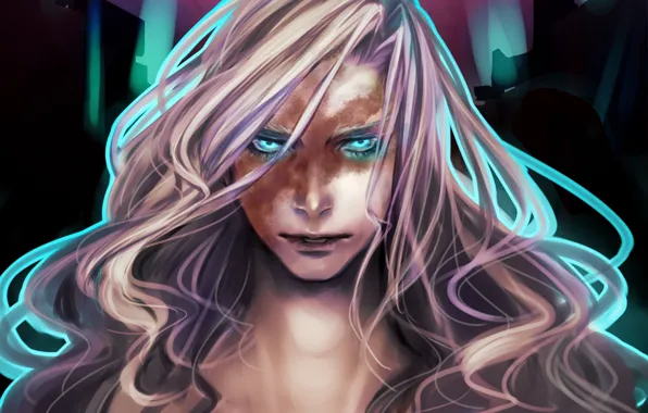 Picture art, guy, blue eyes, blonde, Tiger &amp; Bunny, Tiger and Bunny, Yuri Petrov