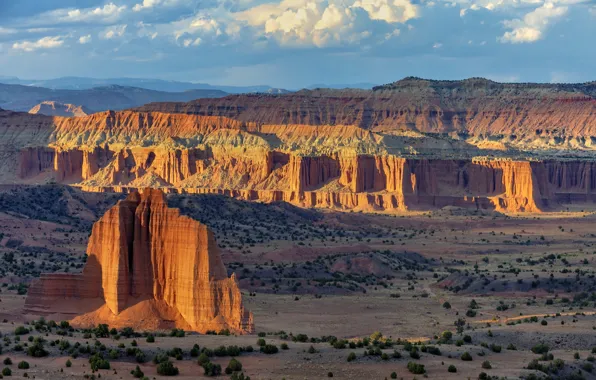 Picture United States, Utah, Torrey, Cathedral Valley