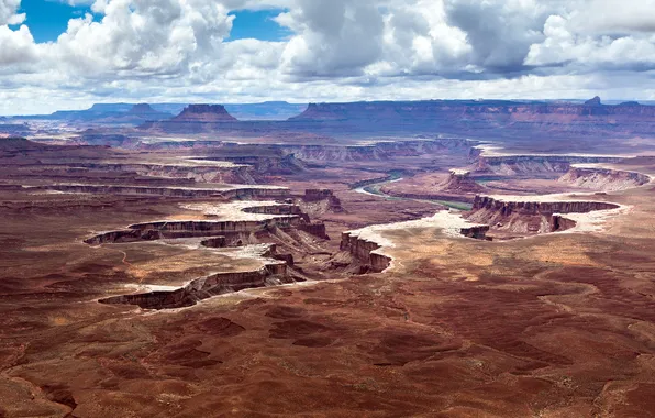 Picture rocks, canyon, USA, panorama nature
