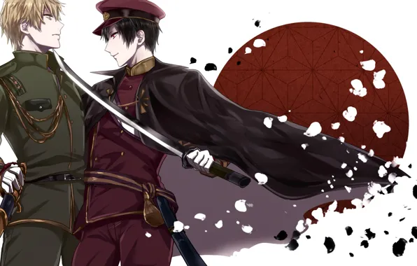 Sword, anime, art, guys, Durarara, Durarara!!