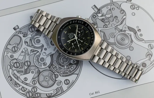 Watch, mechanism, dial