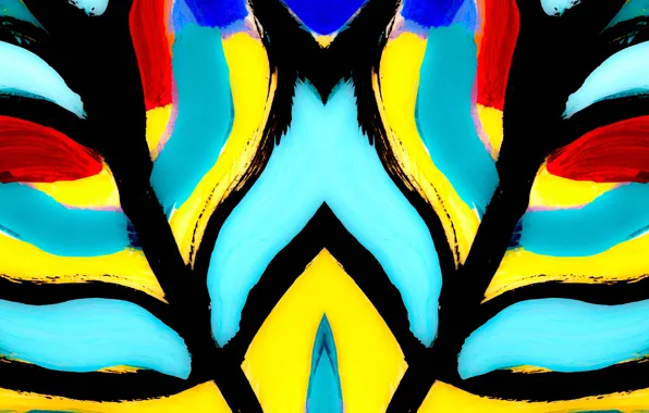 Pattern, paint, chaos, symmetry
