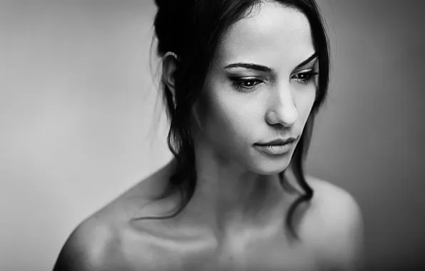 Look, background, portrait