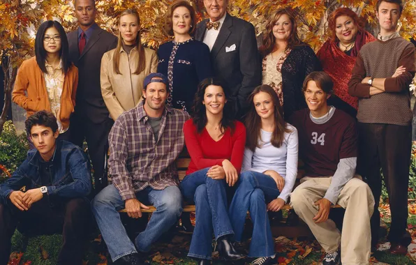 Picture the series, actors, Gilmore Girls