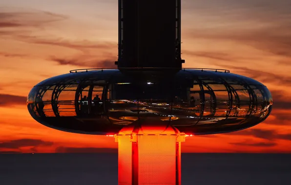 England, tower, Brighton, lookout, British Airways i360