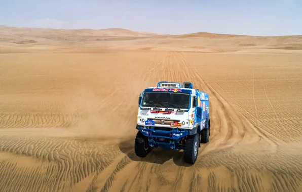 Sand, Truck, Race, Master, Russia, Kamaz, Rally, Dakar