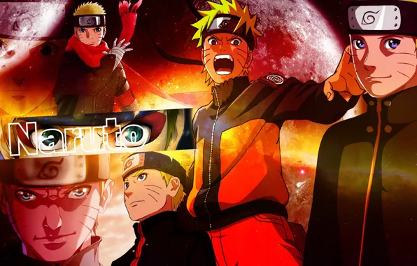 Collage, anime, art, guy, Naruto, Naruto, Naruto Uzumaki