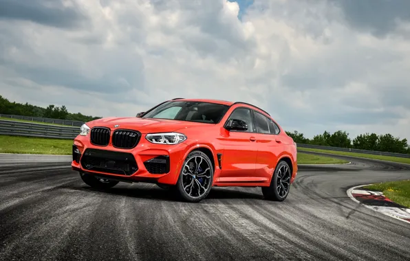 BMW, racing track, crossover, Competition, X4 M, 2020