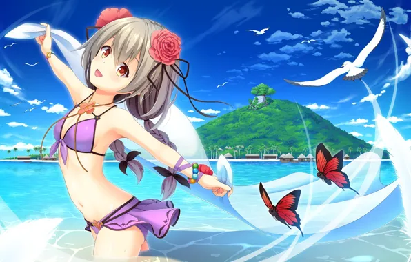 Sea, Girl, Summer, Swimsuit, Erin, Would Saga